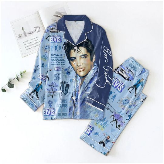 Discover Premium Elvis Presley Home Pajamas Set