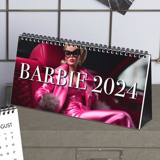 Discover Ultra Glam Barbie Couture High Fashion 2024 Desktop Calendar