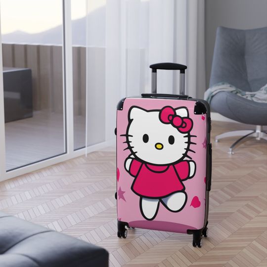 Discover Miss Kitty Says Hello Hear & Stars Suitcase