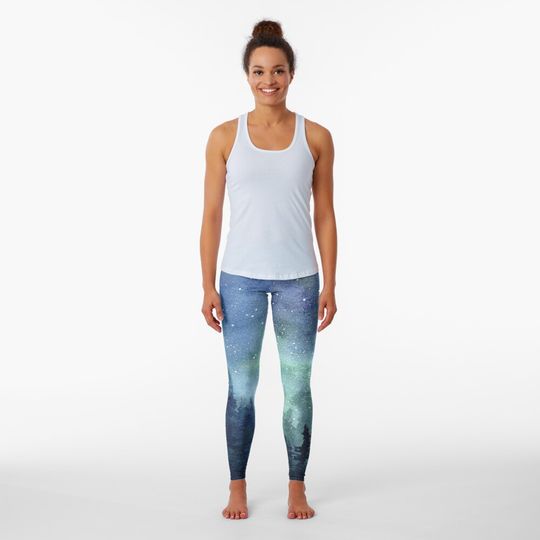 Discover Galaxy Northern Lights Leggings