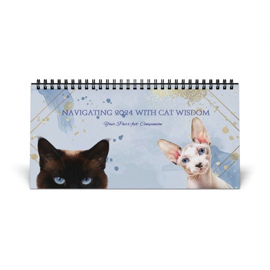 Discover 2024 Cat Wisdom Calendar - Spirited Desk Dcor for Cat Lovers