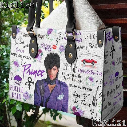 Discover Prince Purple Rain Handbag and Leather Bag