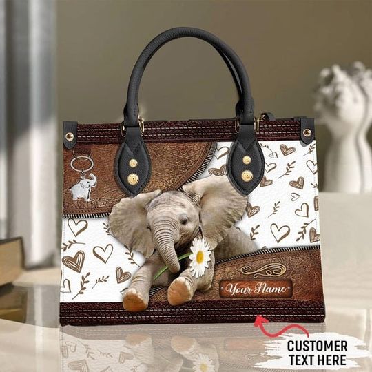 Discover Vintage Elephant Leather Handbag