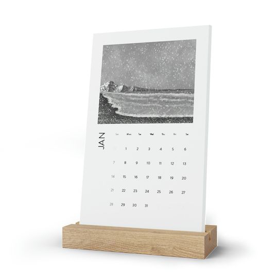 Discover Vertical Desk Calendar (2024)