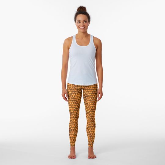 Discover Fish Scales Leggings, Custome Leggings