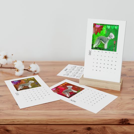 Discover Vertical Desk Calendar (2024)