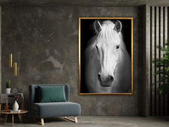 Discover White Horses Canvas Art