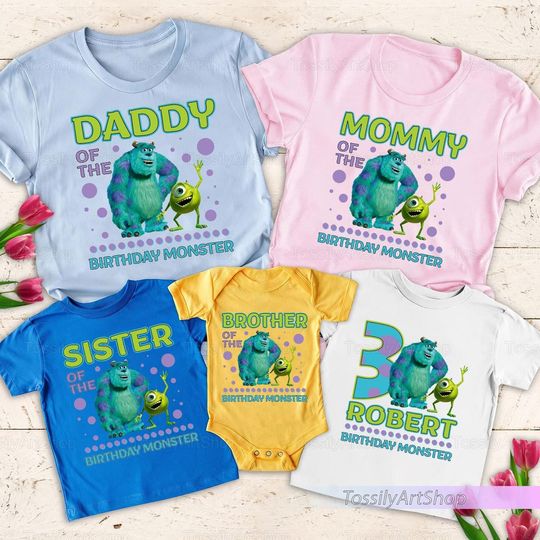 Discover Cartoon Birthday Boy Shirt - Matching Family Tee