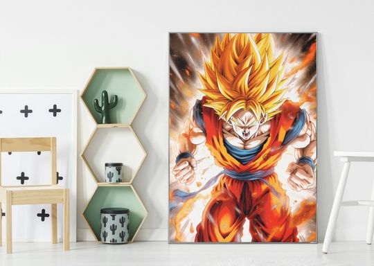Discover Goku Dragon Ball Anime Canvas Art - Wall Decor