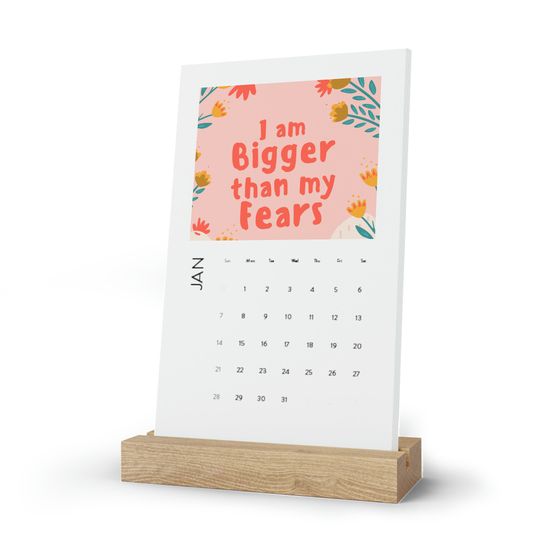 Discover Vertical Desk Calendar (2024)