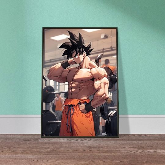 Discover Goku Gym Dragon Ball Anime Canvas Art - Wall Decor