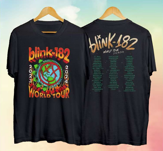 Discover B182 Band World Tour 2023-2024 T-Shirt