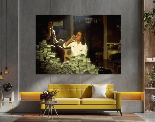 Discover Johnny Depp Blow Money Canvas Wall Art Canvas