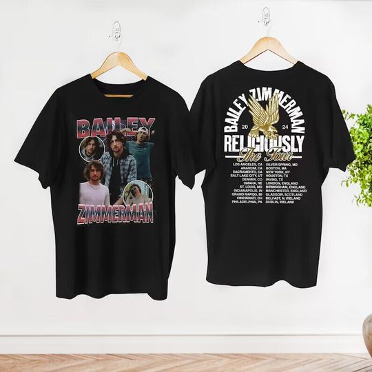 Discover Religiously Tour 2024 Bailey Zimmerman Shirt