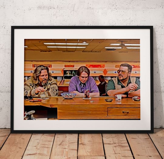 Discover Lebowski The Bar Poster/Canvas