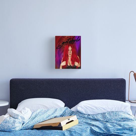 Discover Karol G Gatubela Strip Love Canvas