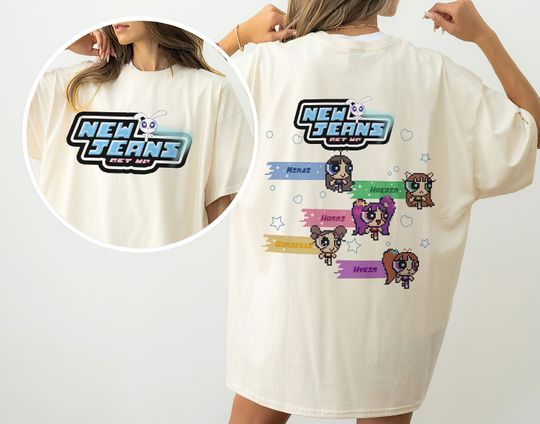 Discover Newjeans Super Shy Get Up Album Shirt