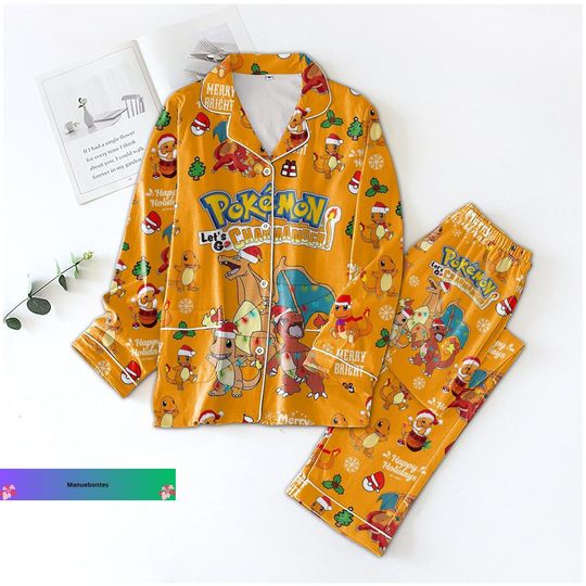 Discover Charmander Pajama Set - Thick and Cozy