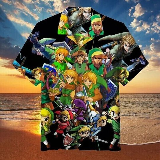 Discover Legend Of Zelda Hawaiian Shirt
