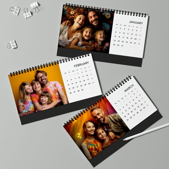 Discover Custom 2025 Desk Calendar, Personalized Calendar