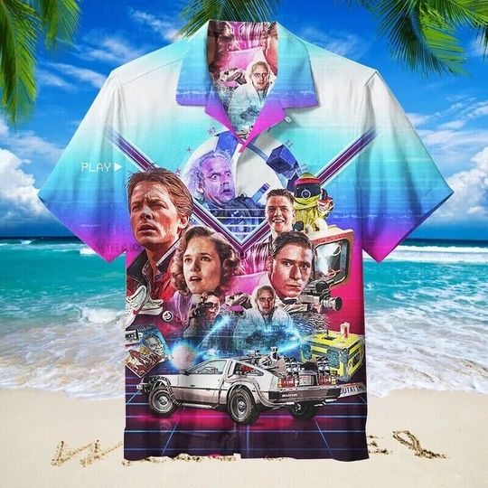 Discover Back To The Future Poster Movie Hawaiian Shirt
