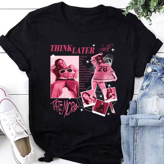 Discover Tate McRae 2024 Music World Tour T Shirt