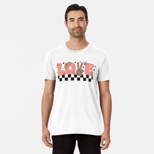 Discover Love Skeleton Hand Premium T-Shirt