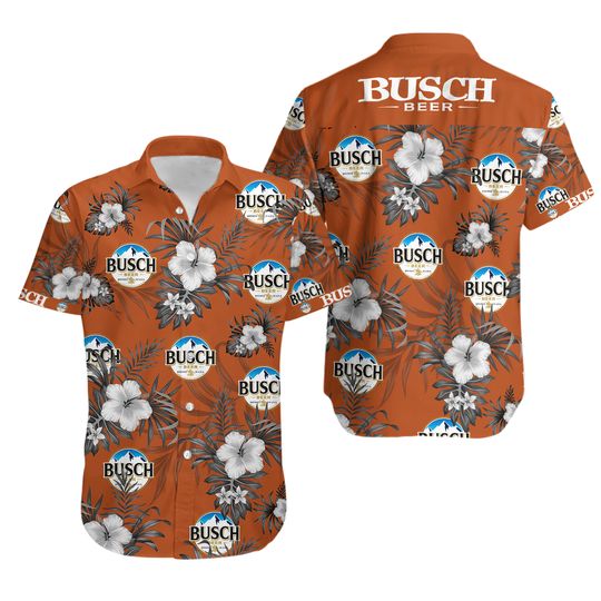 Discover Light Beer Burnt Earth flower Hawaiian Shirt