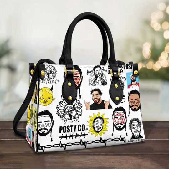 Discover Post Malone Leather Handbag
