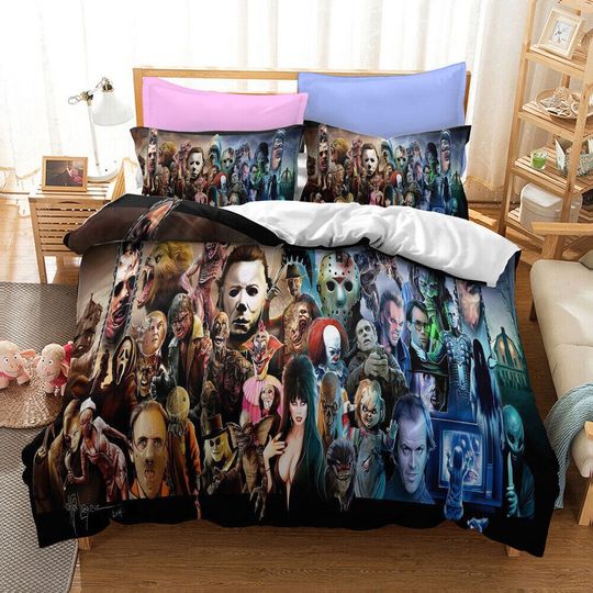 Discover Ronaldo Messi Quilt Duvet Cover Football Boy Bedding Set Single Double King Size