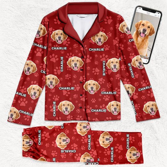 Discover Custom Photo Cat Rules The World, Dog & Cat Personalized Custom Face Photo Pajamas