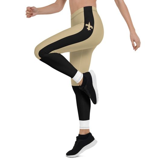 Discover New Orleans Fan/ Cute Ladies Football Style Sports Leggings