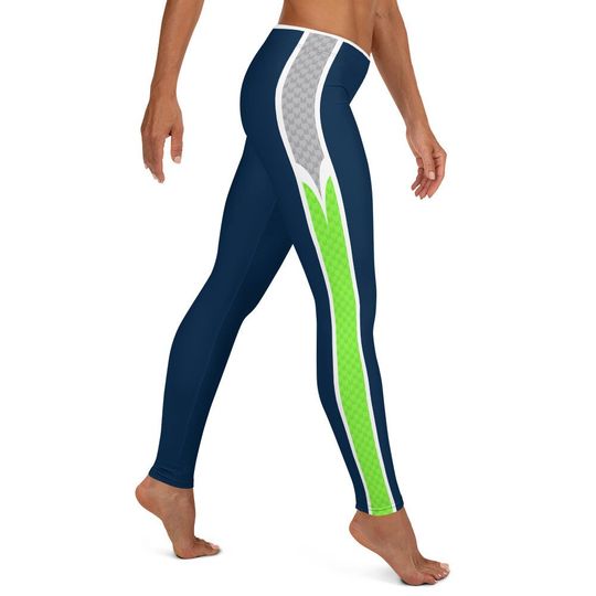 Discover Seattle Fan/Team Colors With Navy-Green-Gray Striped