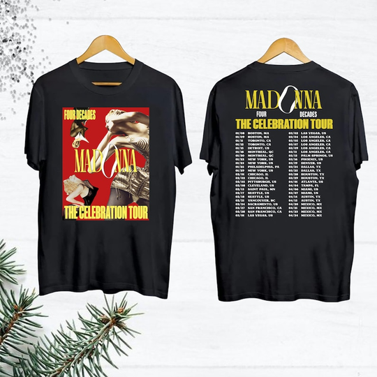 Discover Madonna The Celebration Tour 2024 T-Shirt