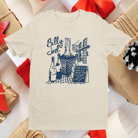 Discover Vintage Billy Joel Concert Crewneck Unisex T-Shirt