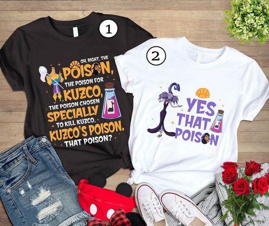 Discover The Emperor's New Groove Shirt | Oh Right The Poison Shirt