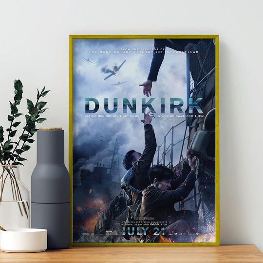 Discover Dunkirk Poster - Christopher Nolan - Minimalist Movie Poster