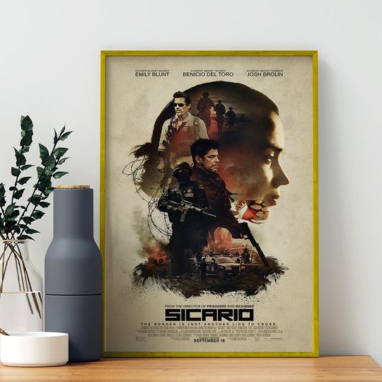 Discover Sicario Movie Poster, Art Poster For Gift