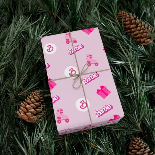 Discover Barbie Birthday Wrapping Paper