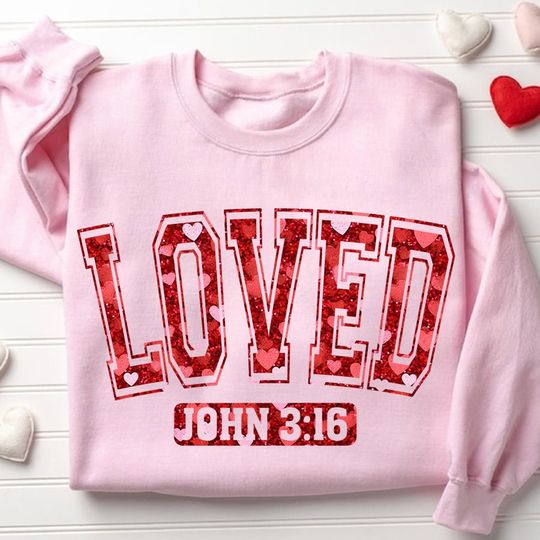 Discover Loved John 3:16 , So Very Loved , Christian Valentines