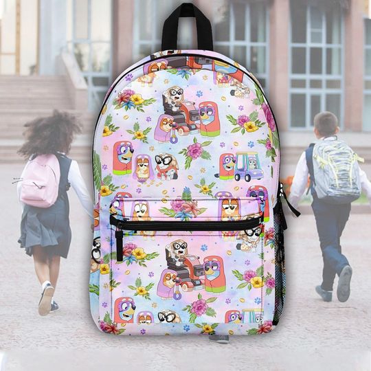 Discover BlueyDad and Bingo Grannies Backpack | Janet and Rita Driving School Nice Parking