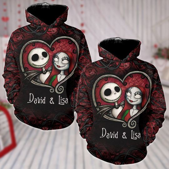 Discover Personalized My Only Love Skeleton And Wife Valentine Couple Matching Hoodie