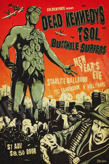 Discover Dead Kennedys Jolly Vintage Music Poster