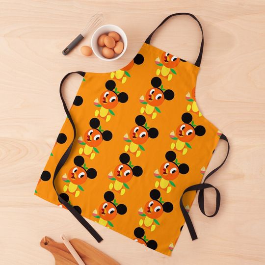 Discover Orange Bird with Mouse ears and Dole Whip Apron