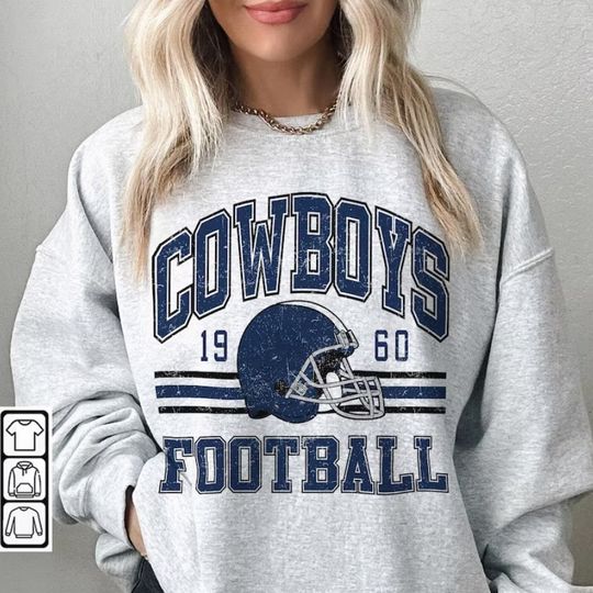 Discover Cowboys Team Sweatshirt, Football Sweatshirt