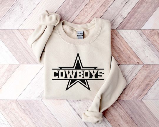 Discover Cowboys Team Sweatshirt, Football Sweatshirt