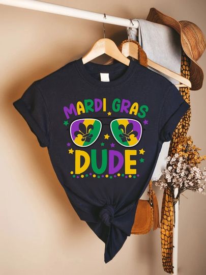 Discover Mardi Gras Dude Funny T-Shirt