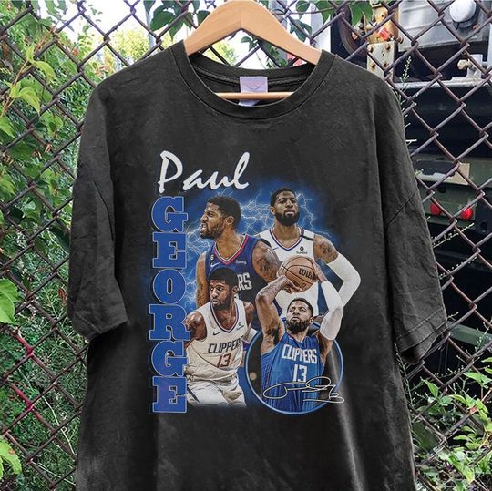 Discover Vintage 90s Graphic Style Paul George T-Shirt, Paul George