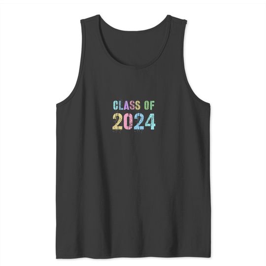 Discover Rock Stars Future CLASS Of 2024 Graduation Goodbye Tank Top