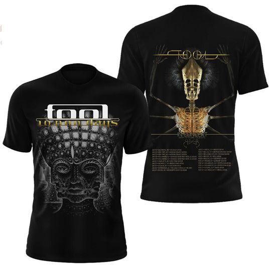Discover Tool In Concert 2024 Shirts, Tool Rock Band T-Shirt